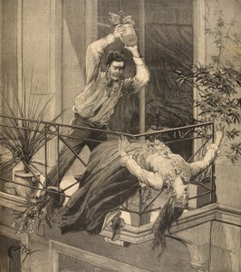 Matka zabita przez syna, z „Le Petit Parisien”, 20 września 1891 r.