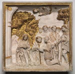 Pier Francesco Visconti, dwór Saliceto, adorujący Dzieciątko Jezus, wkrótce po 1484 r.