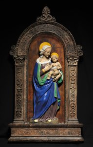Dziewica z Dzieciątkiem, 1500-1510. autorstwa Benedetto Buglioni