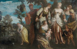 Znalezienie Mojżesza autorstwa Benedetto Caliari