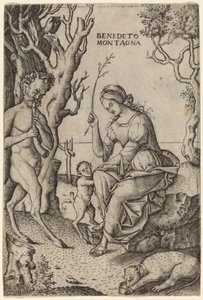 Rodzina Satyrów autorstwa Benedetto Montagna