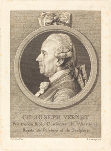 Claude Joseph Vernet autorstwa Benedict Alphonse Nicolet after Charles Nicolas Cochin II