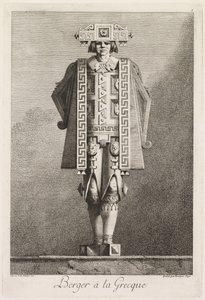 Grecka maskarada: Shepherd a la Grecque Plate 5, 1771.