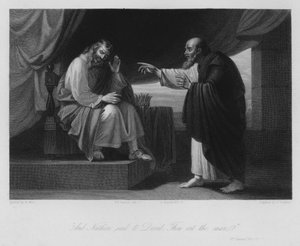 Natan i Dawid, II Samuel XII, 7 (rycina)