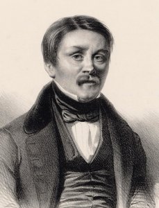 Portret organisty i kompozytora Hippolyte Monpou 1804-1841 , 1840. autorstwa Benjamin