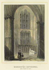 Katedra w Worcester, północny transept chóru autorstwa Benjamin Baud