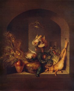 Martwa natura, 1824 autorstwa Benjamin Blake