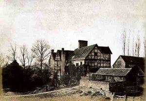 Bredicot Court, c.1852 (druk albumowy) autorstwa Benjamin Brecknell Turner