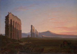 Widok na rzymską Campagna autorstwa Benjamin Champney