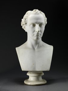 Popiersie portretowe Brata Artysty, rzeźbiarza, Johna Gibsona (1790-1866) 1837-38 (marmur z Carrary) autorstwa Benjamin Gibson