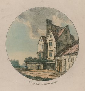 Na południowy wschód od Cannonbury House, Islington