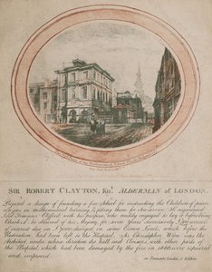 Zachodni front Szkoły Matematycznej, Szpital Chrystusowy, 1775 r.