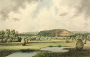 West Rock, New Haven, Connecticut, ok. 1854-60 (wc na papierze) autorstwa Benjamin H. Coe