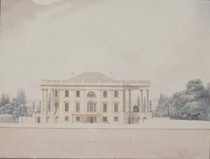 Południowy portyk Domu Prezydenta, 1807