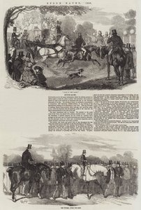 Wyścigi w Epsom, 1856 r. autorstwa Benjamin Herring