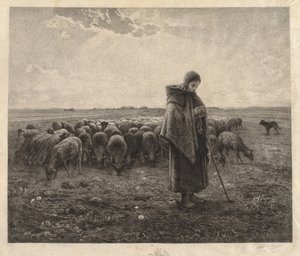 Owczarnia autorstwa Benjamin Louis Auguste Damman