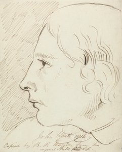 Johna Keatsa autorstwa Benjamin Robert Haydon