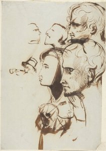 Studium twarzy autorstwa Benjamin Robert Haydon