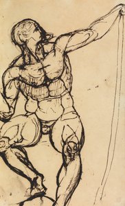 Studium aktu męskiego autorstwa Benjamin Robert Haydon