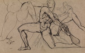 Estudo de um Nudepolish Masculino autorstwa Benjamin Robert Haydon
