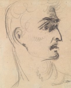 Studium wyrazu twarzy mężczyzny autorstwa Benjamin Robert Haydon