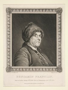 Benjamin Franklin autorstwa Benjamin Tanner