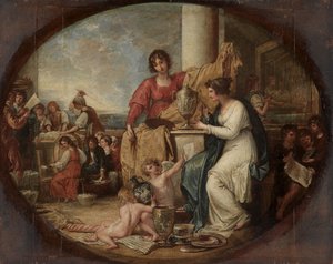 Brytyjska Manufaktura - Szkic autorstwa Benjamin West