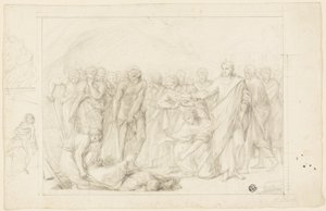 Śmierć Ananiasza autorstwa Benjamin West