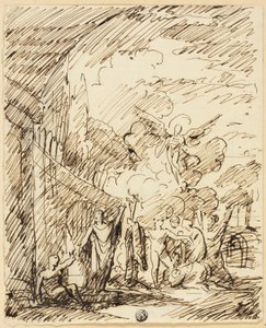 Postacie w krajobrazie autorstwa Benjamin West