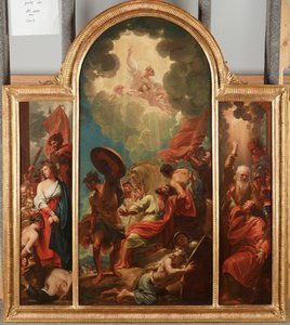 Nawrócenie św. Pawła, ok. 1786 autorstwa Benjamin West
