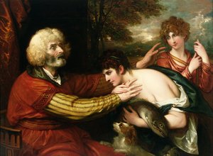 Powrót Tobiasza autorstwa Benjamin West