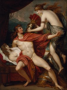 Tetida przynosi Achillesowi zbroję autorstwa Benjamin West