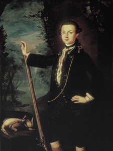 Thomas Mifflin (1744-1800), ok. 1757-59 (olej na płótnie) autorstwa Benjamin West