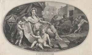 Architektura, 1690. autorstwa Benoit Audran I