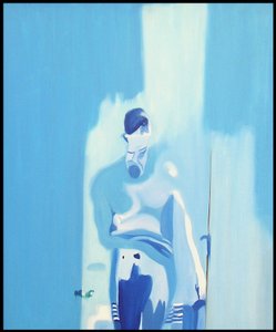 Homme idéal en contrejour surxposé, 2000 (olej na płótnie) autorstwa Benoit Erwann Boucherot