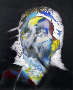 Surautoportrait au hijab, 2017 (olej na płótnie) autorstwa Benoit Erwann Boucherot