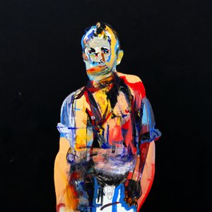 Surportret : Jean Genet, 2017 (olej na płótnie)