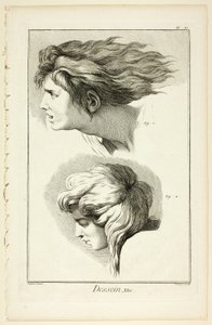 Projekt: Głowy, z Encyclopédie autorstwa Benoit Louis Prevost