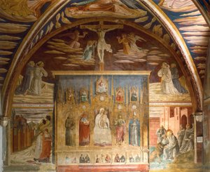 Cykl fresków przedstawiających życie Chrystusa i św. Hieronima autorstwa Benozzo di Lese di Sandro Gozzoli