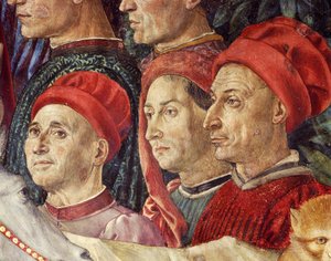 Procesja Trzech Króli do Betlejem autorstwa Benozzo di Lese di Sandro Gozzoli
