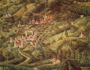 Podróż Króla Magów do Betlejem autorstwa Benozzo di Lese di Sandro Gozzoli