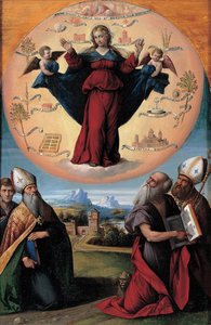 Niepokalane Poczęcie ze świętymi, c. 1535-1550