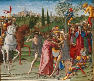 Chrystus niosący krzyż, prawdopodobnie 1491.