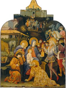 Adoracja Trzech Króli, c. 14701475.