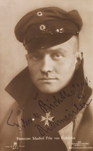 Portret Manfreda von Richthofena 1892-1918, 1918. autorstwa Berlin . Photo studio C. J.