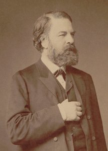 Portret skrzypka i kompozytora Josepha Joachima 1831-1907 , 1887. autorstwa Berlin . Photo studio Loescher and
