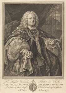Biskup Hoadly, 1743.