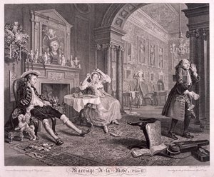 Małżeństwo a la Mode”, 1745, tablica II