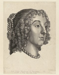 Portret van Anna Sophia van Carnarvon autorstwa Bernard Baron