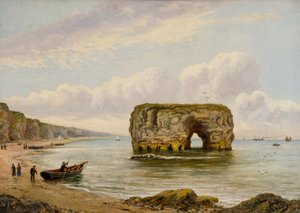 Marsden Rock, ok. 1880-1900 (olej na płótnie)